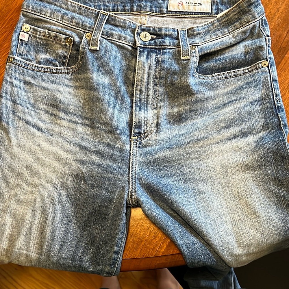 Ag Adriano Goldschmied Classic Blue Straight Jeans - Picture 5 of 12